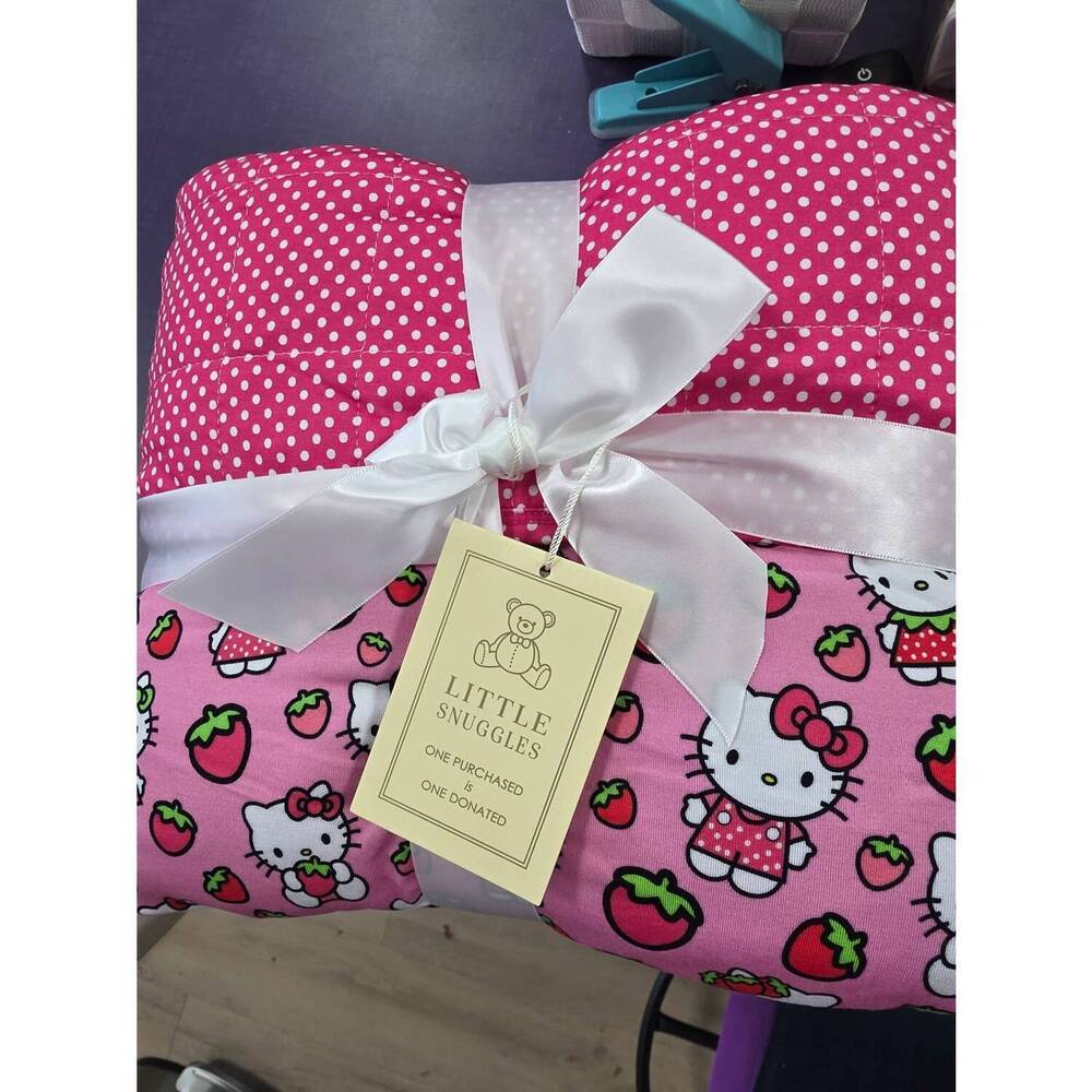 NEW CHARLIES PROJECT girl's hello cutie strawberry double quilted big bamboo bla
